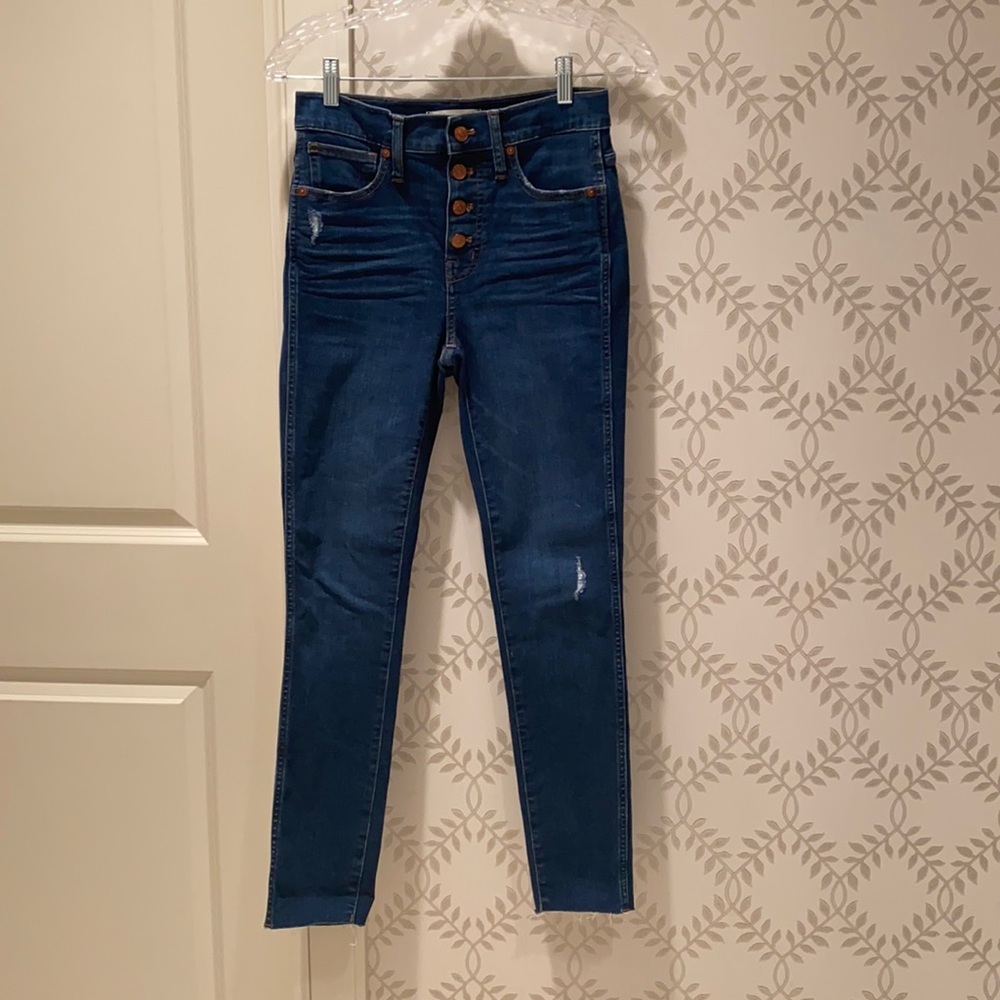 Madewell 10” High Rise Skinny Jean size 25